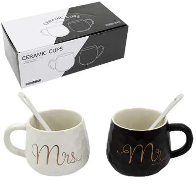 Кружка 300мл набор 2шт MR&MRS