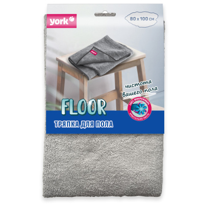 Салфетка из микрофибры для пола YORK (80х100 см) Плотность: 250 г/м2