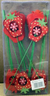 Стикер "Клубничка" 24шт