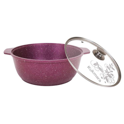 Кастрюля-жаровня а/пр литая 3,0л стекл/кр Trendy style mystery