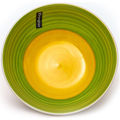 Тарелка глубокая 180мм 540мл АЭРОГРАФ ЗЕЛЕНЫЙ ЛУГ