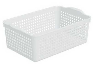Корзинка "Лофт" 3,8л 295х185х105мм (белый) (то)