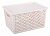 Корзина "Мираж" с крышкой (большая)(380х285х210)(беж.)(то)