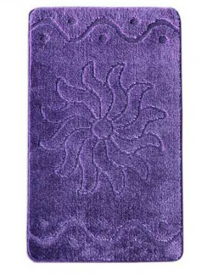 Коврик MARATHON Кибела лиловый 1 шт 50х80 L'CADESI