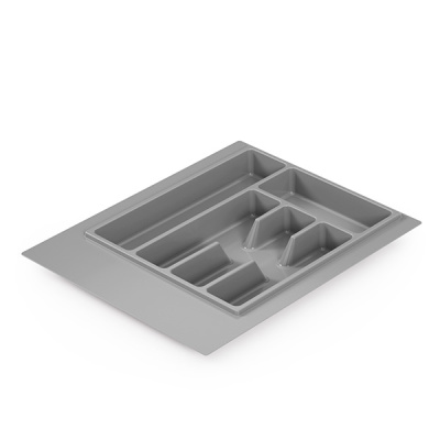 Лоток для столовых приборов "Универсал" (серый)  (то)