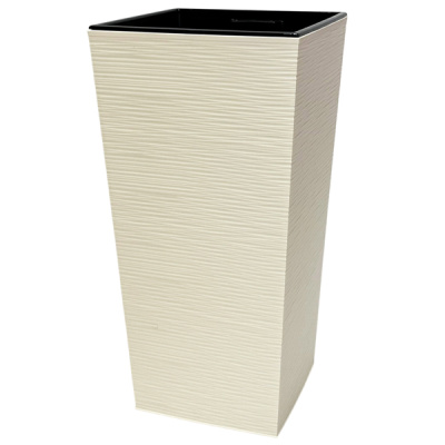 Горшок Финезия джут 43л с вкладкой Ванильный