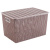 Корзинка "Вязь" 14л 350х245х205мм с крышкой (розовый нюд) (то)