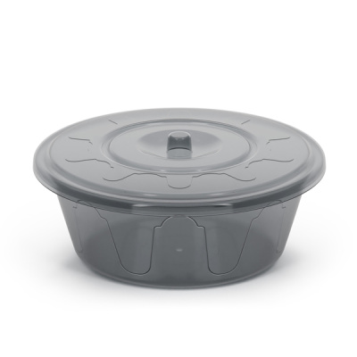 Таз 6л. "Хозяюшка" с крышкой (микс)(то)