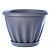 Горшок "Знатный" 6,7л d270мм серый