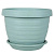 Горшок "Толедо" D27 с поддоном 7,0л мята