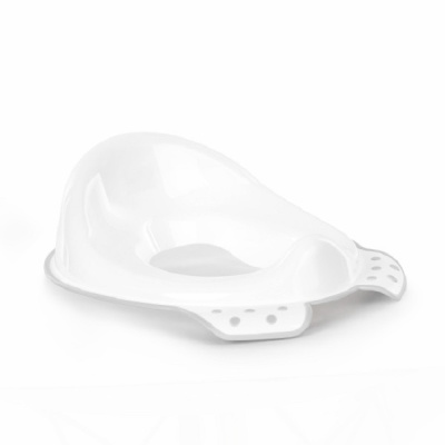 Накладка детская для унитаза (антискользящая)(бело-серый) (то)