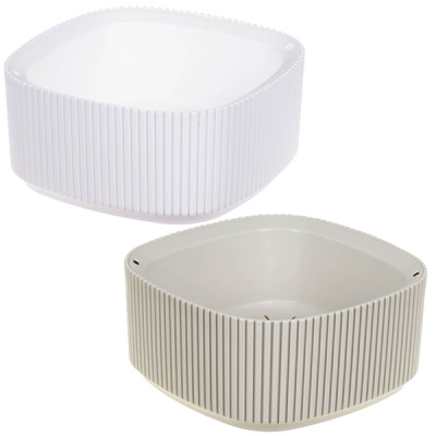 Кашпо СТРИП 200х200мм 1,6л со вставкой (то)