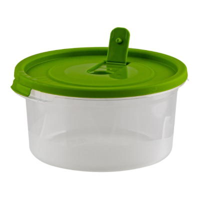 Контейнер для СВЧ 0,4л круглый с клапаном