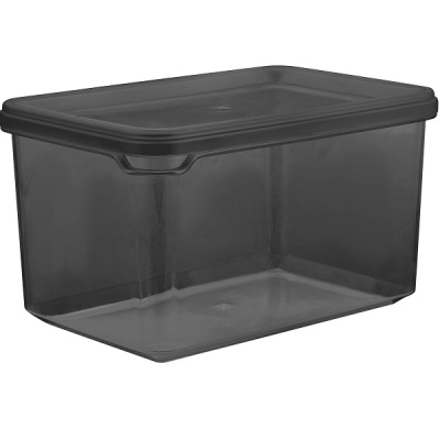 Банка для сыпучих продуктов BLACK 0,55л прямоугольная (то)