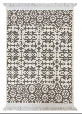 Коврик двухсторонний из хлопка 50х70 бежевый  PAMUKLU DOUBLE, Турция NK10-21