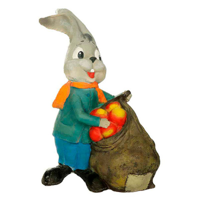 Заяц с яблоками