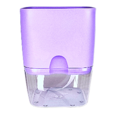 Горшок "Квадрат" Аквадуэт, D11,5, 1,5л, лаванда