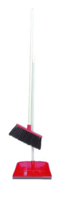 Комплект ЛЕНЬ (совок+щётка с длинными ручками)