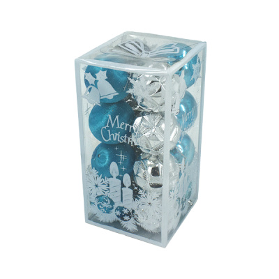 Шары елочные 6см, 16шт (уценка-мятая упаковка)