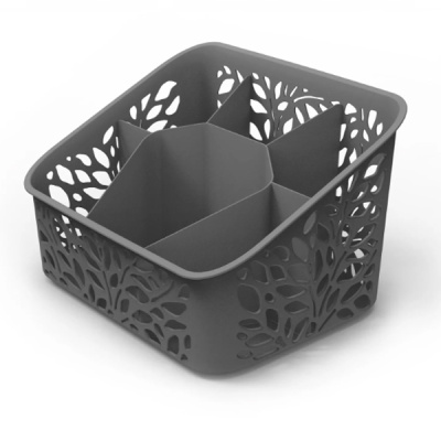 Органайзер настольный Leaves (серый) (то)