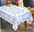 Скатерть из ПВХ EMBOSSED, арт. С302, бел,137х180см,(1/48) Тайвань