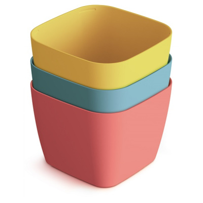 Горшок для суккулентов "Фьюжн" 0,6л (набор 3шт)