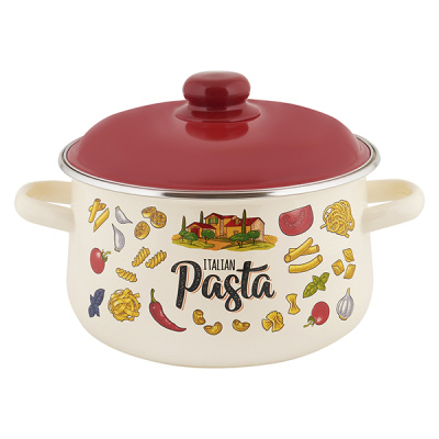 Кастрюля эмал конич Pasta ITALIAN 4,0л ТМ Appetite