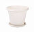 Горшок цветочный 2л (белый)(то)