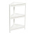 Этажерка угловая VIKEA 3-х ярусная (белый) (то)