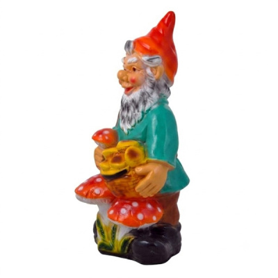 Фигура Гном с грибами