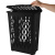 Корзина для белья 37л Black (то)