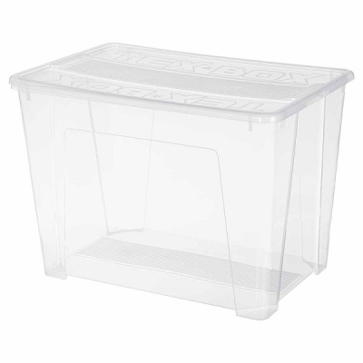 Ящик универсальный "TEX-BOX" 575х380х405мм 70л (Бесцветный)