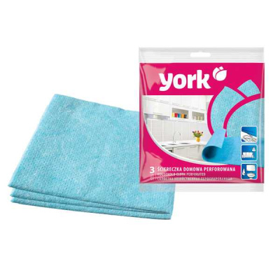 Салфетки YORK перфорированные 3 шт DOMOWA (35*34см)