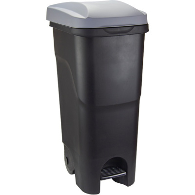 Бак 85л с педалью на колесах (то)