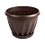 Горшок "Знатный" 2л d180мм шоколадный