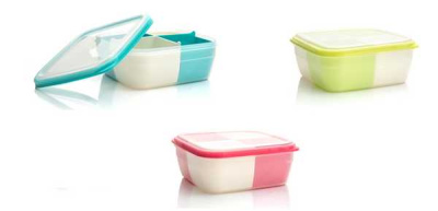 Контейнер для СВЧ 2,2л квадратный (менажница)(то)