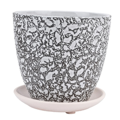 Кашпо Маджента серый кактусница 1л