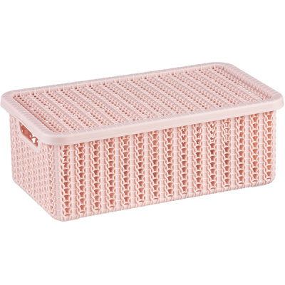 Коробка ВЯЗАНИЕ 3л с крышкой (то)