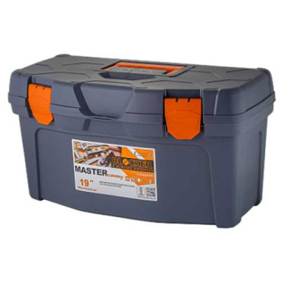 Ящик для инструментов "Master Economy" 19" черно-оранжевый (то)
