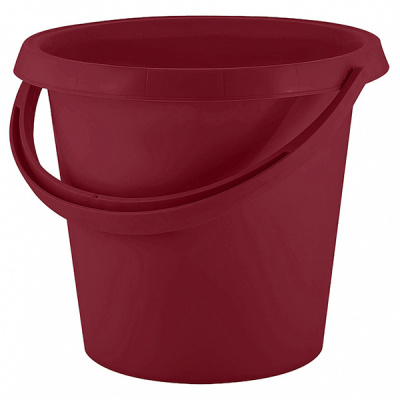 Ведро 10л Rock'n'Roll бордо (то)