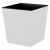 Горшок для цветов Manhattan CUBE 22л c дренажной вставкой белоснежный жасмин