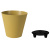 Горшок Конус Эко 3л с дренажной вставкой Горчичный