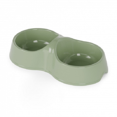 Миска ALTA 0.2л для кошек двойная "Юта" (то)