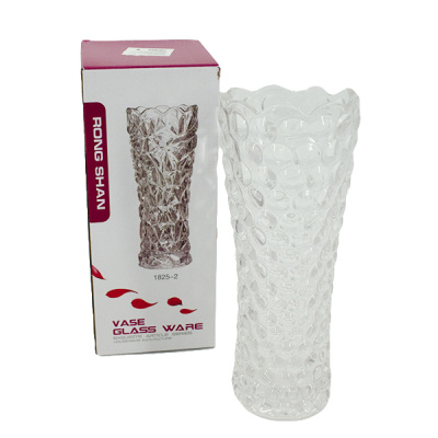 Ваза стеклянная для цветов h-25см