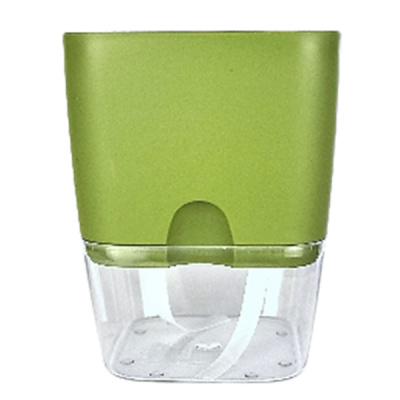 Горшок "Квадрат" Аквадуэт, D11,5, 1,5л, папоротник