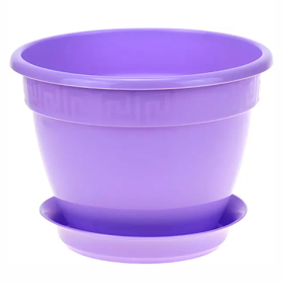 Фиалочница "Антик" D13, 0,75л с поддоном лаванда