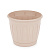 Горшок цв. "Дионис" 1,6л. с поддоном (бежевый)
