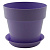 Горшок Протея 0,7л с поддоном Лавандовый