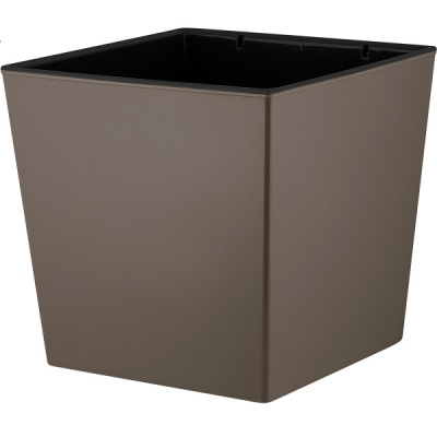 Горшок для цветов London CUBE 4,2л c дренажной вставкой французск.платан (то)