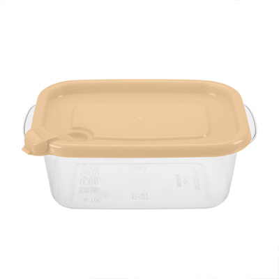 Контейнер ФРЭШ  0,6л. с клапаном, для СВЧ Оранжевый (то)